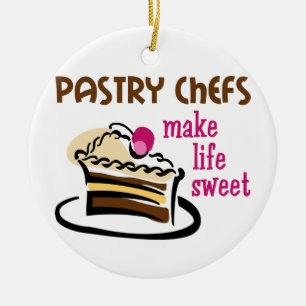 Gebäck-Köche Keramik Ornament