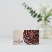 Gebäck-Kochs-Geschäfts-Karte Visitenkarte (Stehend Vorderseite)