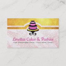 Gebäck-Kochs-Geschäfts-Karten