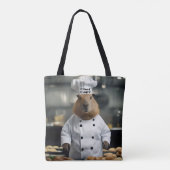 Gebäck-Können: Der kulinarische Capybara Tasche (Rückseite)