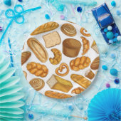 Gebäck und Backwaren Muster gepolstert Pappteller (Party)