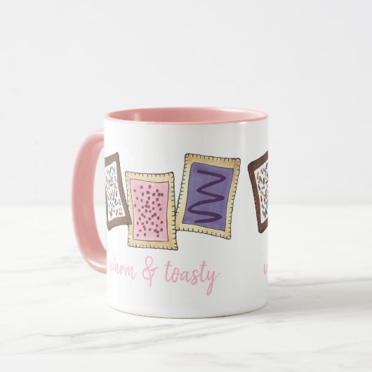 Gebäck und Gebäck für das warme und toasty Frühstü Tasse (Vorderseite Links)