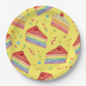 Gebäck und Streamer von Natasha Us Pappteller (Vorderseite)