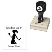 Gebacken für Sie Individuelle Name Gummi-Briefmark Gummistempel (Stempel)