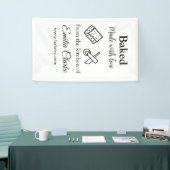 Gebacken mit Liebe Bäckerei Unternehmen hinzufügen Banner (Messeveranstaltung)