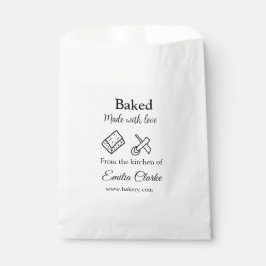 Gebacken mit Liebe Bäckerei Unternehmen hinzufügen Geschenktütchen