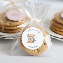 Gebacken mit Liebe-benutzerdefiniertes Etikett