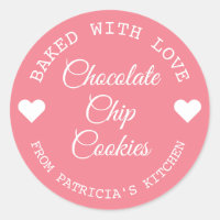 Gebacken mit Liebe Choco Cookies Rosa und Weiß
