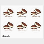 Gebacken mit Liebe Chocolate Whoopie Pie Stickers (Blatt)