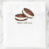 Gebacken mit Liebe Chocolate Whoopie Pie Stickers (Tasche)
