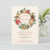 Gebacken mit Liebe Gingerbread Cookies tauschen Einladung (Stehend Vorderseite)