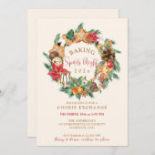 Gebacken mit Liebe Gingerbread Cookies tauschen Einladung (Vorne/Hinten)