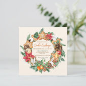 Gebacken mit Liebe Gingerbread Cookies tauschen Einladung (Stehend Vorderseite)