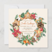 Gebacken mit Liebe Gingerbread Cookies tauschen Einladung (Vorderseite)