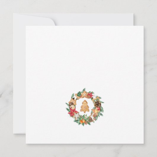 Gebacken mit Liebe Gingerbread Cookies tauschen Einladung (Rückseite)