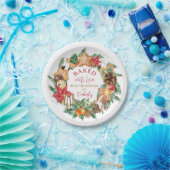 Gebacken mit Liebe Gingerbrot Kranz Weihnachten Pappteller (Party)