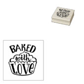gebacken mit Liebe Gummistempel (Stempel)