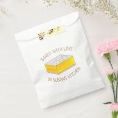 Gebacken mit Liebe hausgemachte Lemon Bar Square B Geschenktütchen (Versiegelt)