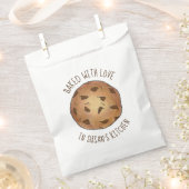 Gebacken mit Liebe hausgemachte Schokolade Chip Co Geschenktütchen (Ausgeschnitten)