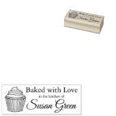 Gebacken mit Liebe Mattiert Cupcake Sprinkles Kuch Gummistempel (Stempel)
