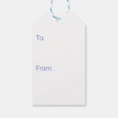 Gebacken mit Liebe, niedliche Kuchen, Ihre Worte Geschenkanhänger (Rückseite)