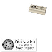 Gebacken mit Liebe Personalisierte Schokolade Chip Gummistempel (Stempel)