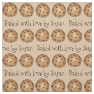 Gebacken mit Liebe Personalisierte Schokolade Chip Stoff
