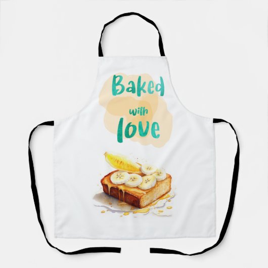 gebacken mit Liebe Schürze (Vorderseite)