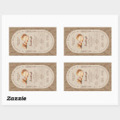 Gebacken mit Liebe Sourdough Hütte Food Law Label Rechteckiger Aufkleber (Blatt)