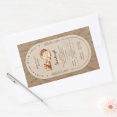 Gebacken mit Liebe Sourdough Hütte Food Law Label Rechteckiger Aufkleber (Umschlag)