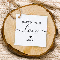 Gebacken mit Liebe-Tag, hausgemachte Geschenktafel