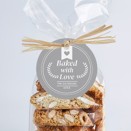 Gebacken mit Liebe Weihnachten Urlaub Backgeschenk Geschenkanhänger