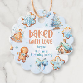 Gebacken mit Liebe Weihnachts-Cookie Geburtstagspa Geschenkanhänger