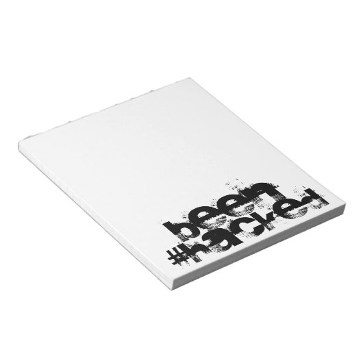 gebacken notizblock (angewinkelt)