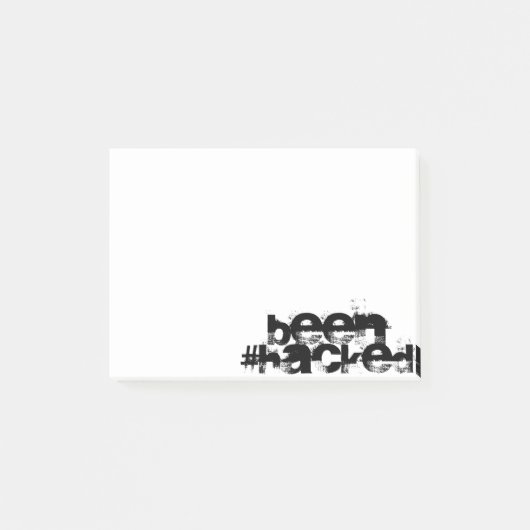 gebacken post-it klebezettel (Vorderseite)