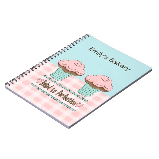 Gebacken zum Perfektions-Notizbuch Notizblock (Linke Seite)