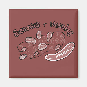 Gebackene Bohnen und Hot Dogs, Nostalgie-Magnet Magnet