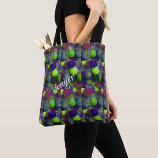 gebackene farbenfrohe Muster Bolls floral Tasche