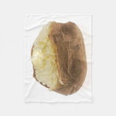 Gebackene Kartoffel Fleecedecke (Vorderseite)