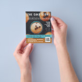Gebackene Kuchen, Bäckerei, Kuchenwerbung Flyer (Gruppe)