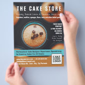 Gebackene Kuchen, Bäckerei, Kuchenwerbung Flyer (Hand)