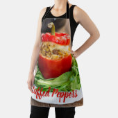 Gebackene Paprikaschoten mit Fleischsoße und Käse Schürze (InSitu)