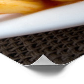 Gebackene Pasta cavatappi mit Gemüsesoße Poster (Ecke)