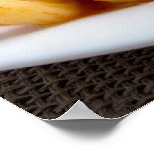 Gebackene Pasta cavatappi mit Gemüsesoße Poster (Ecke)