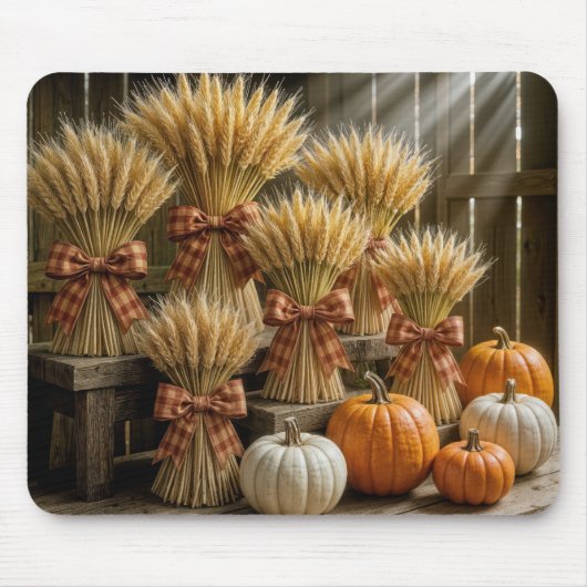 Gebackene Weizenschalen im Stall mit Pumpkins Mousepad (Vorne)