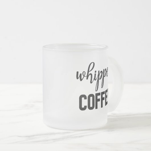 Gebackener Kaffee Mattglastasse (VorderseiteRechts)