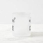 Gebackener Kaffee Mattglastasse (Mittel)