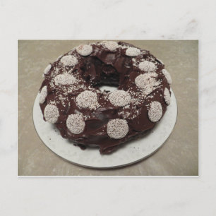 Gebackener Kuchen Postkarte