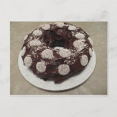 Gebackener Kuchen Postkarte (Vorderseite)