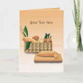 Gebackenes Brot - Grußkarte Karte (Vorderseite)